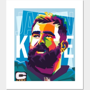 Jason Kelce Posters and Art